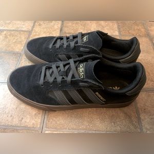 Adidas Mens Busenitz Vulc II Trainer / Black Gold Gum